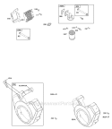 Part Location Diagram of 809099 Briggs and Stratton Housing-Blower